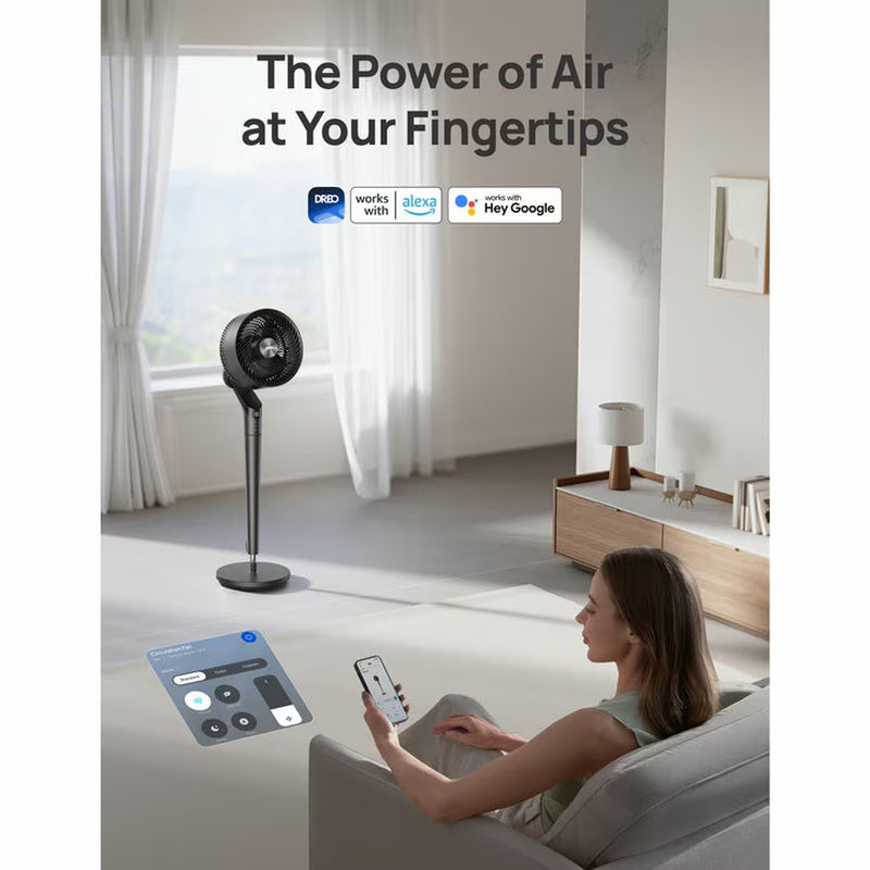  Smart Pedestal Fan with 3D Oscillation