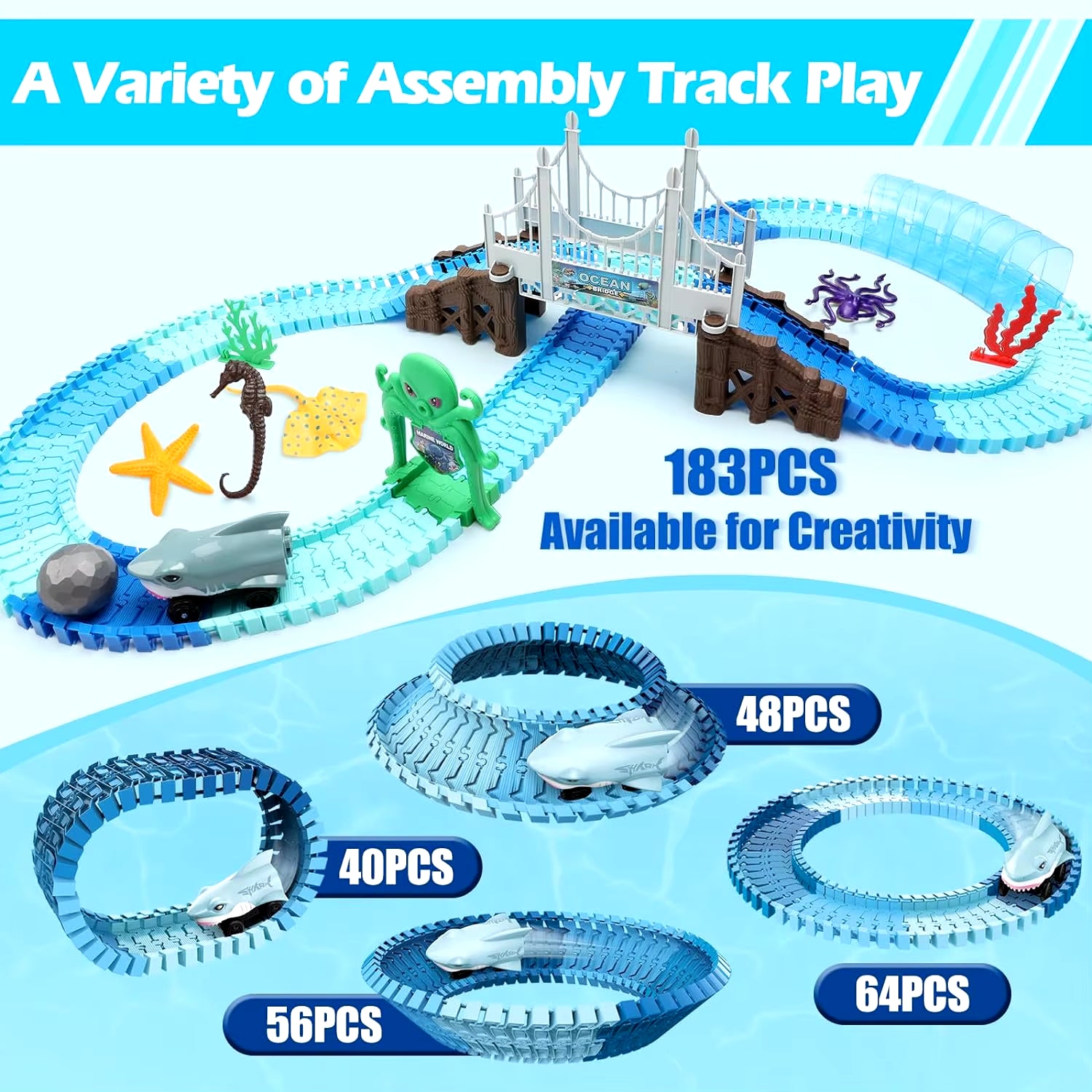  Racetrack Toy Set