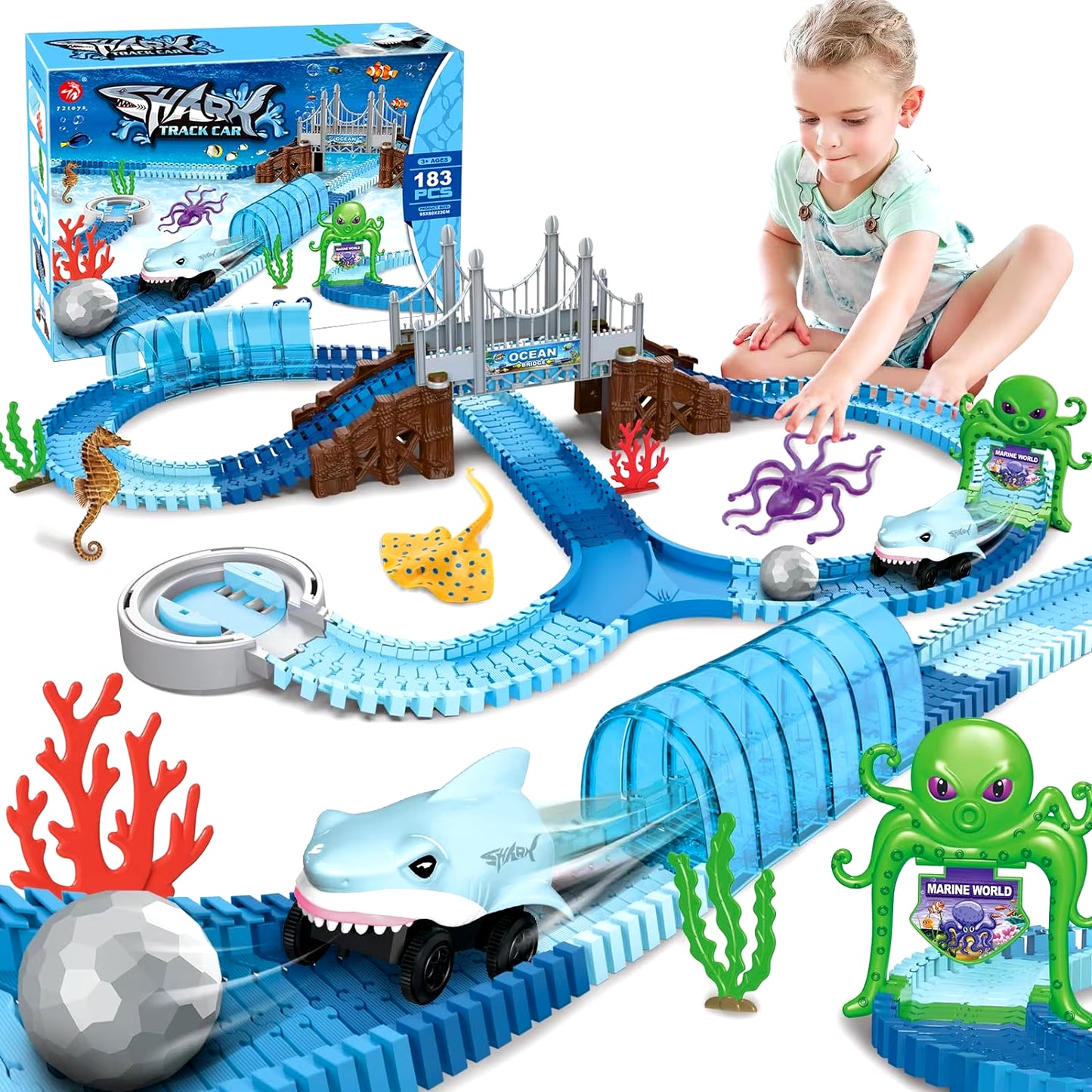  Racetrack Toy Set