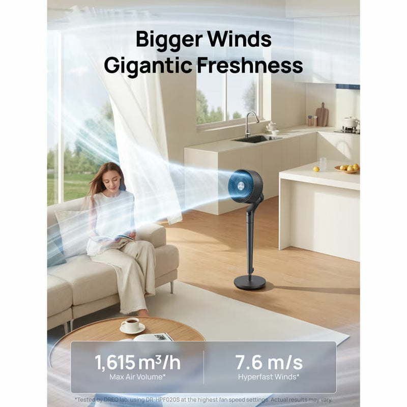  Smart Pedestal Fan with 3D Oscillation