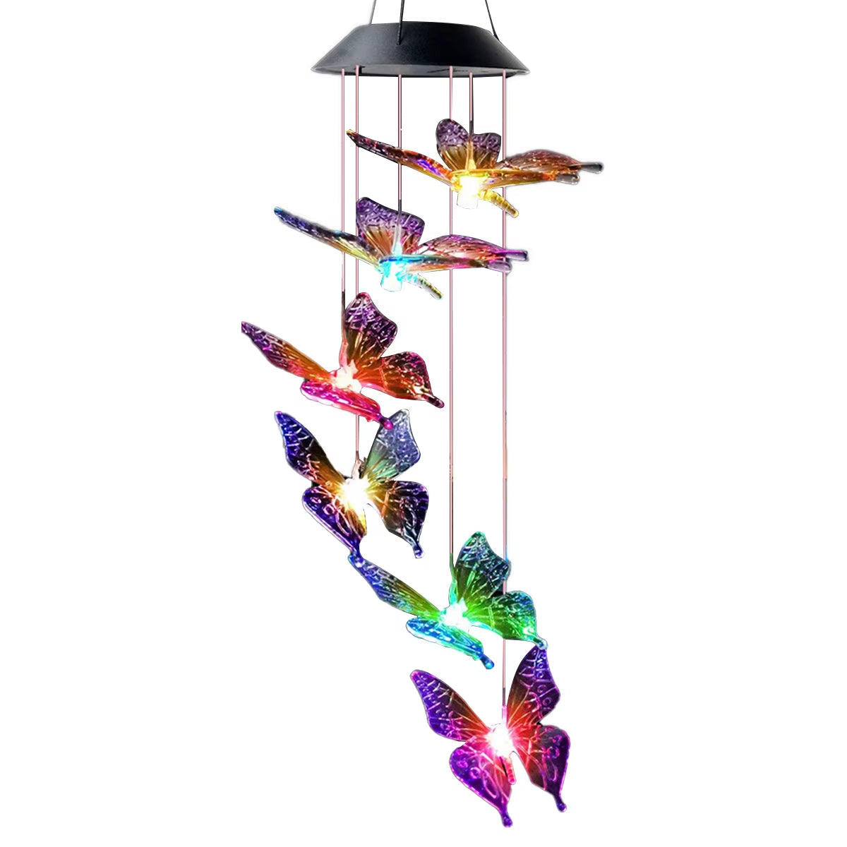 Butterfly Solar Wind Chime 