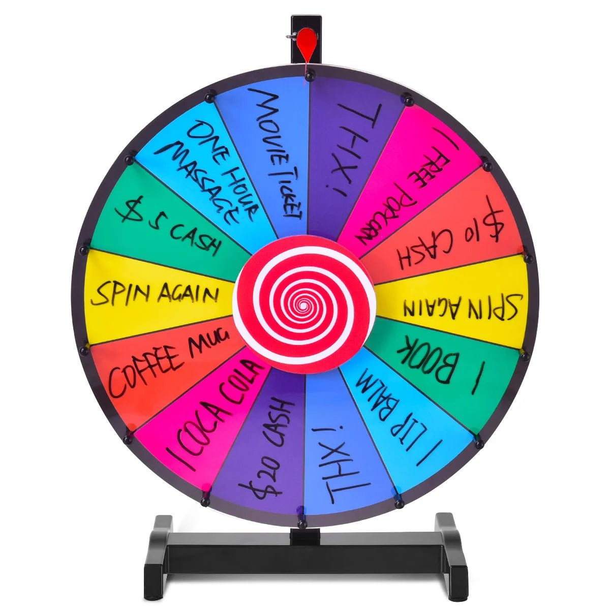  Tabletop Spinning Prize Wheel