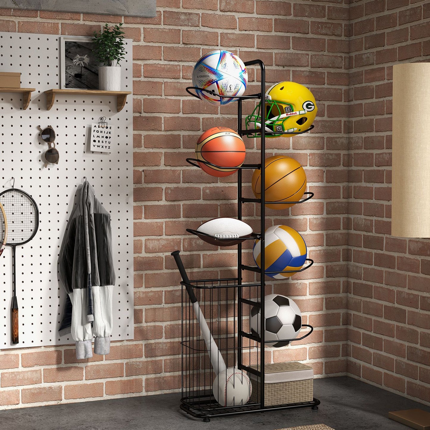 7-Tier Ball Storage Rack