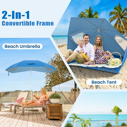 2-In-1 Convertible Beach Tent