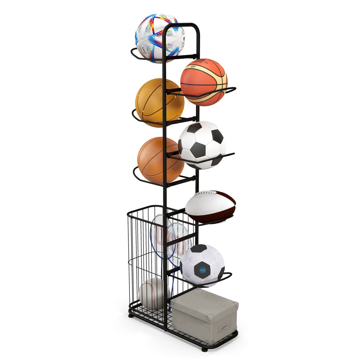 7-Tier Ball Storage Rack