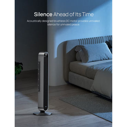 DR-HTF004S Pilot Max Tower Fan in Silver
