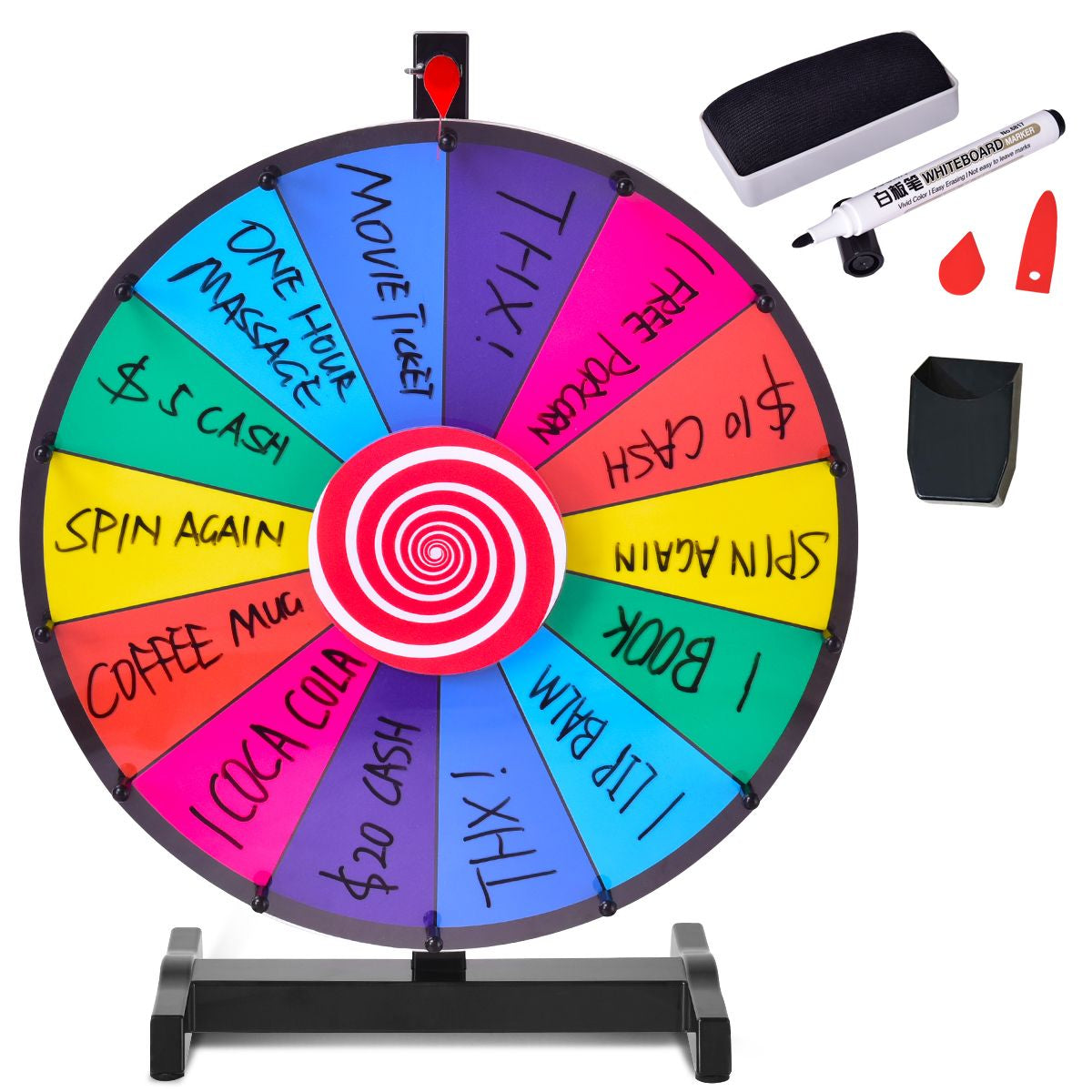  Tabletop Spinning Prize Wheel