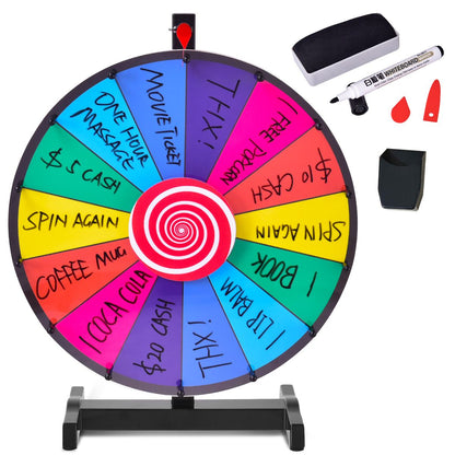  Tabletop Spinning Prize Wheel