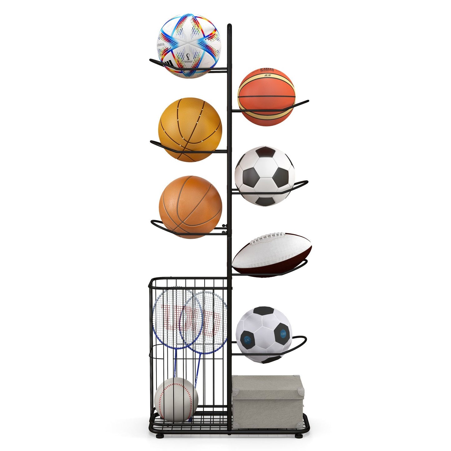 7-Tier Ball Storage Rack