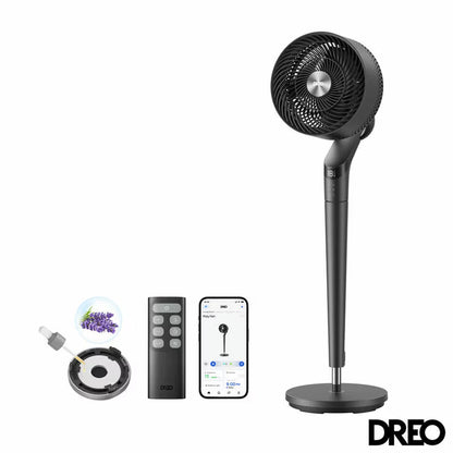  Smart Pedestal Fan with 3D Oscillation