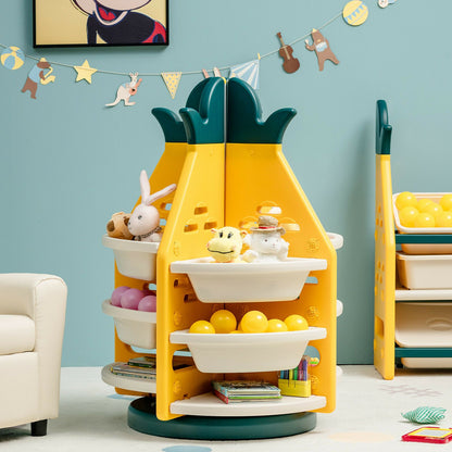 Pineapple 360° Rotation Toy Storage 
