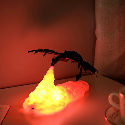 3D Printed Fire Dragon Light