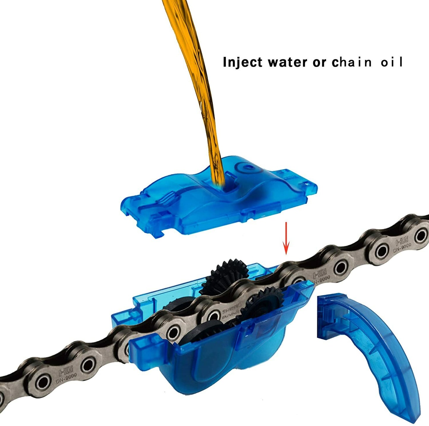 4PCS Bike Chain Cleaner Kit
