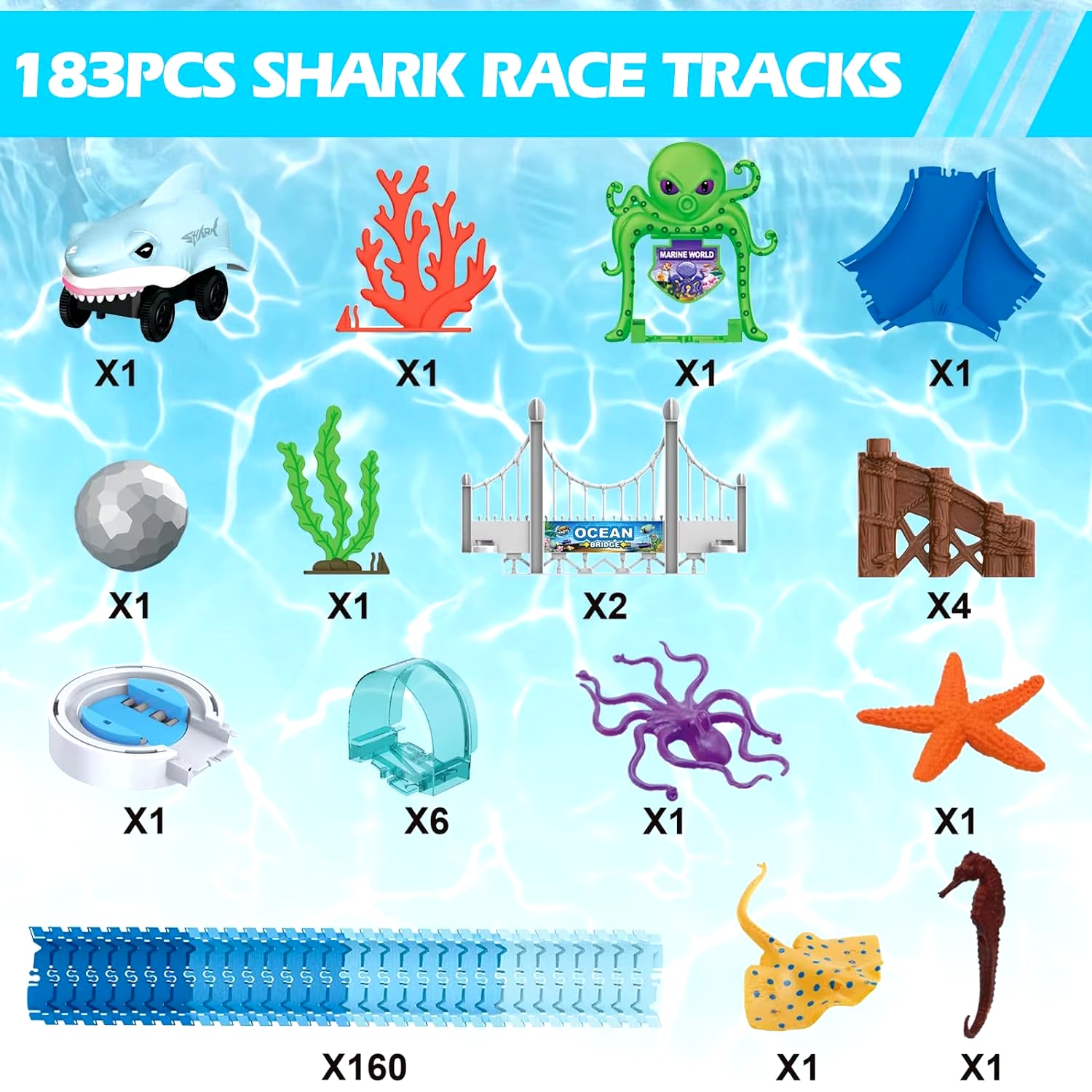  Racetrack Toy Set