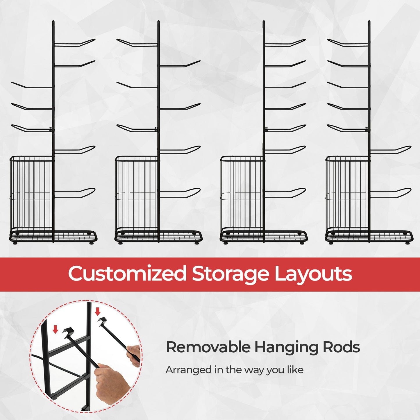 7-Tier Ball Storage Rack