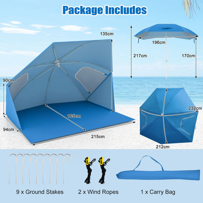 2-In-1 Convertible Beach Tent