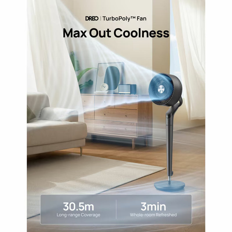  Smart Pedestal Fan with 3D Oscillation